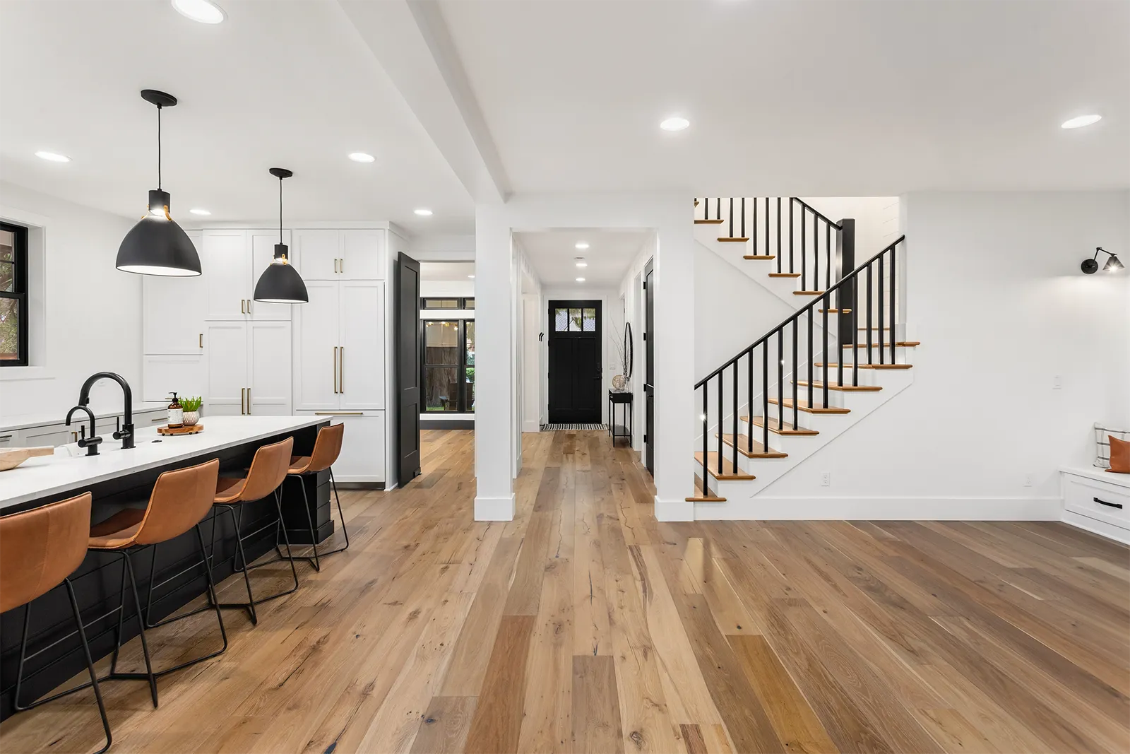Interior repaint in a local home