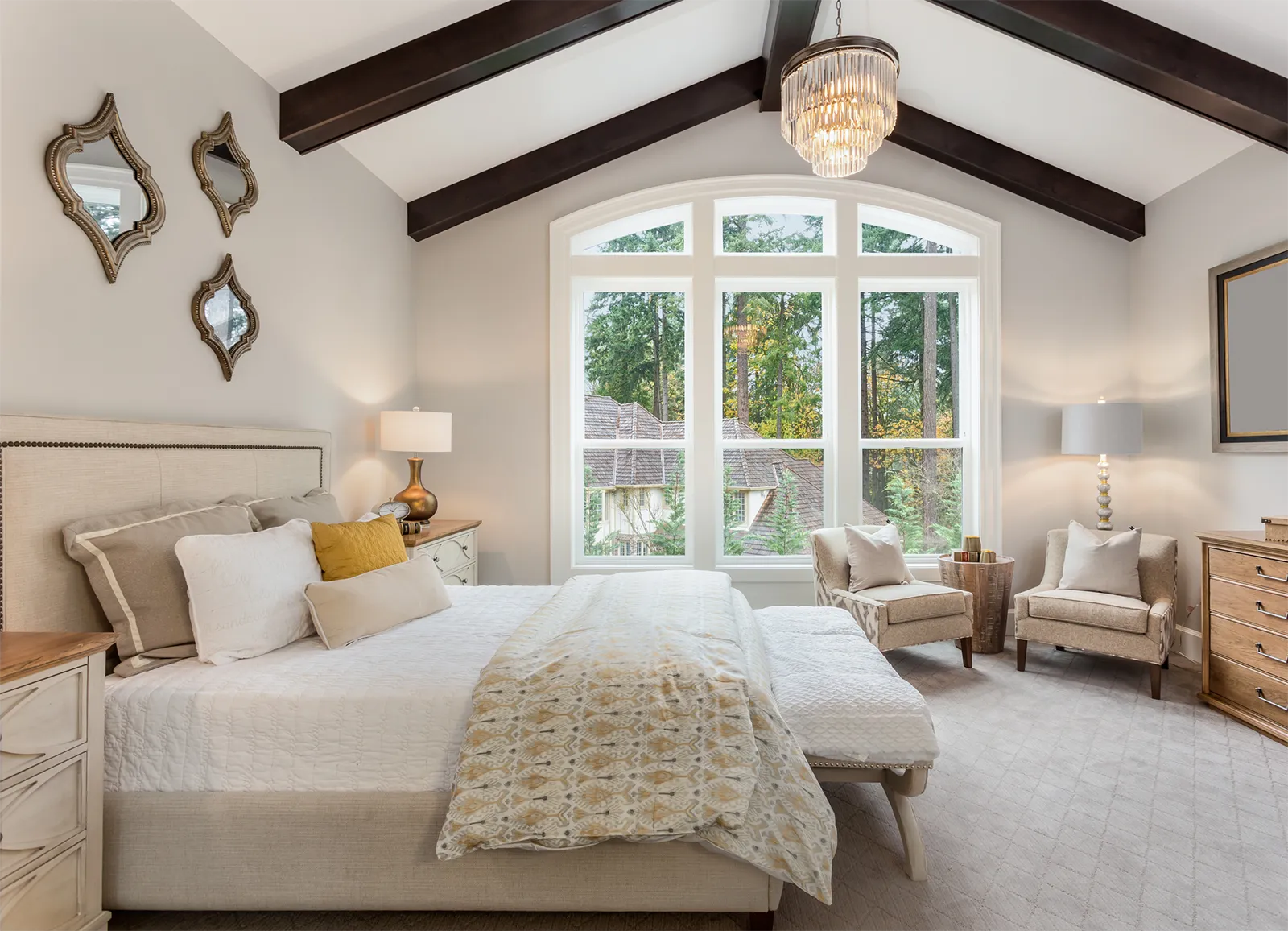 Warm neutral paint finish for a local home